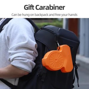 Sunnylife Hard Carry Case for DJI Flip-Black with Shoulder Strap & Carabiner - Image 5