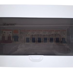 Raytric 12-Way DIN Populated Surface PVC Distribution Board Box - Image 5