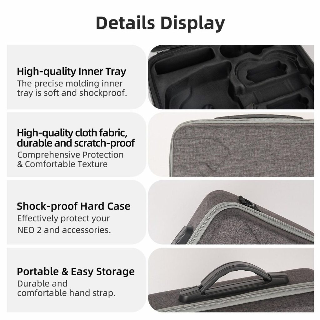 Sunnylife EVA Hardshell Case Compatible With NEO 2 Motion Fly More Combo