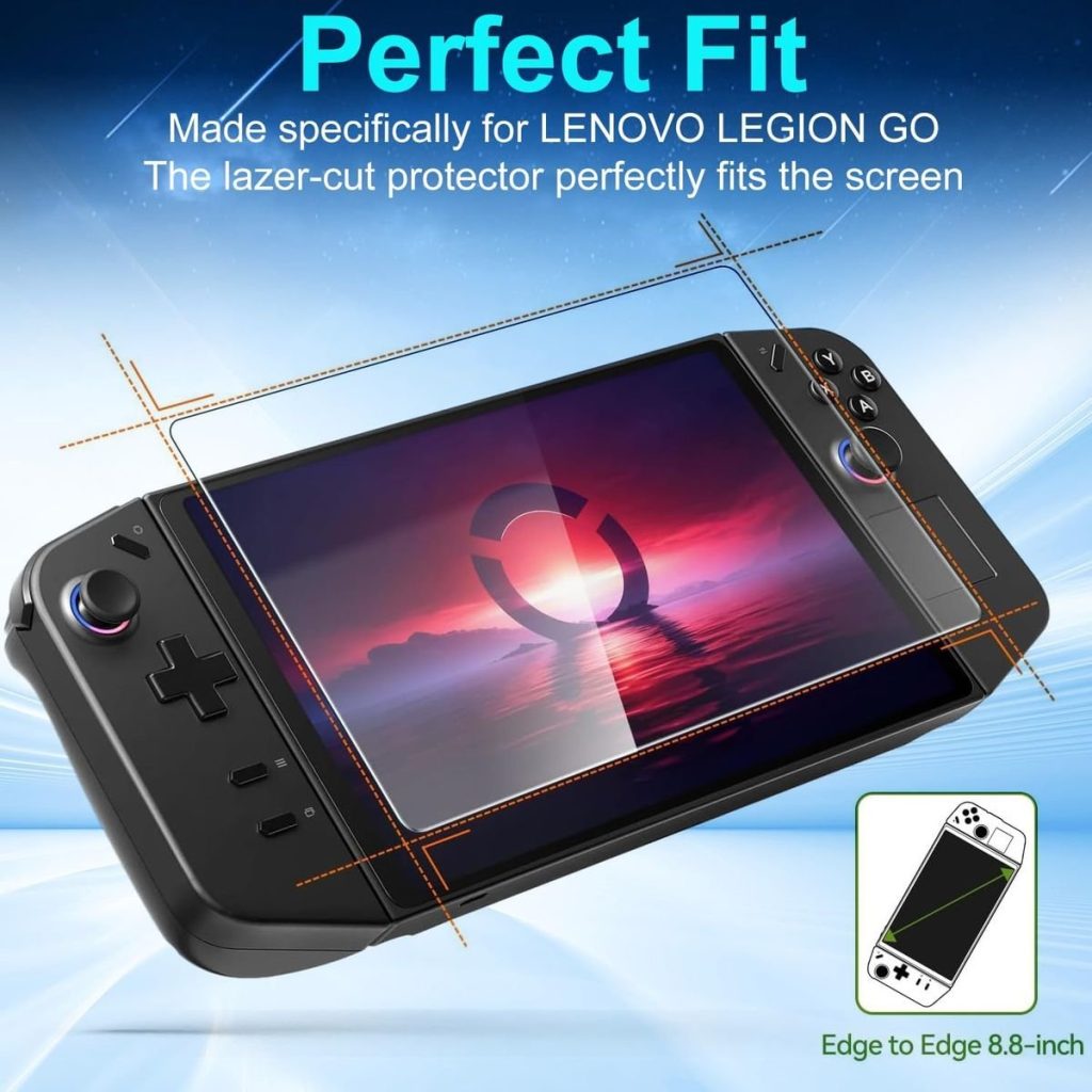 [2 Pack] Screen ProtectorTempered Glass HD for Lenovo Legion Go (8.8" 2023)