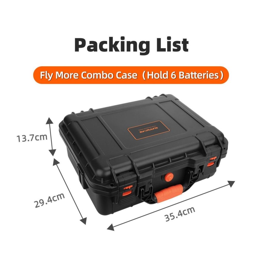 Sunnylife ABS Waterproof Hard Shell Case for DJI NEO 2 Fly More Combo