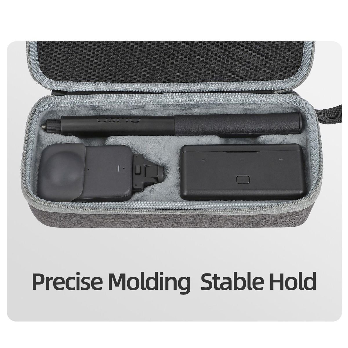 Sunnylife Hardshell EVA Carry Case Compatible With DJI Osmo 360 (Grey) - Image 6