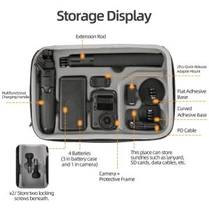 Sunnylife Adventure Hardshell Case Compatible With Osmo Action 6/5 Pro/4/3 - Image 6