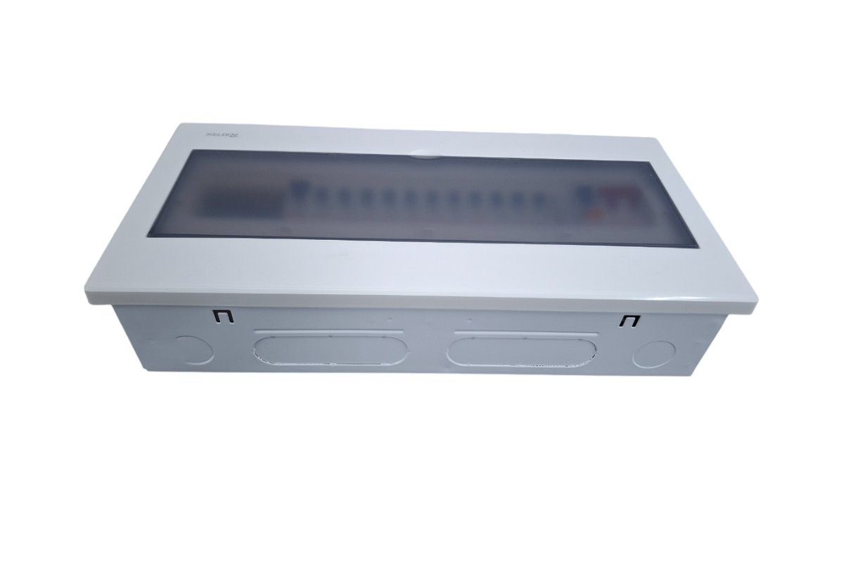 Raytric 18-Way Din Populated Flush Distribution Box| Metal Base | - Image 6