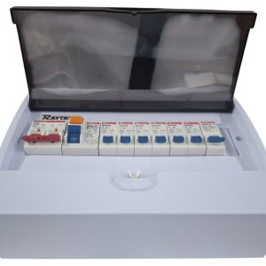 Raytric 12-Way DIN Populated Surface PVC Distribution Board Box - Image 6