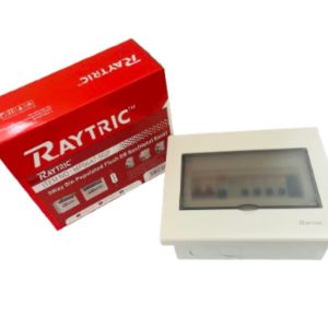 Raytric 8Way Din Populated Flush Db Box Metal Base MP06A7-9GP - Image 6