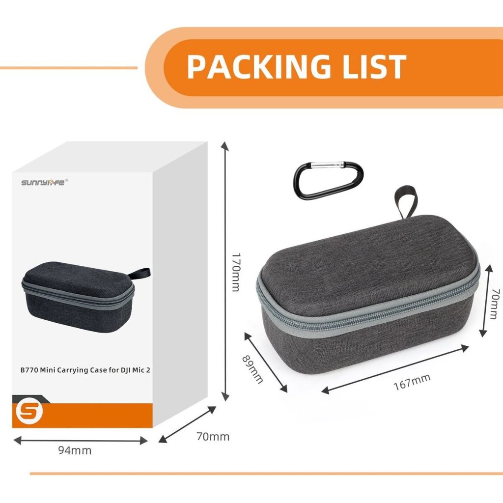 SunnyLife Protective Case for DJI Mic 2