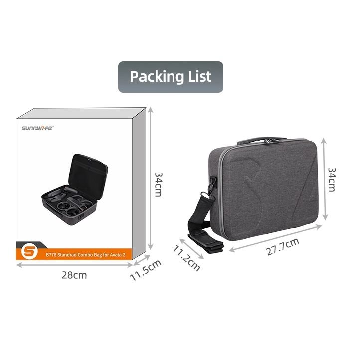 SunnyLife Protective Combo Case for DJI Avata 2