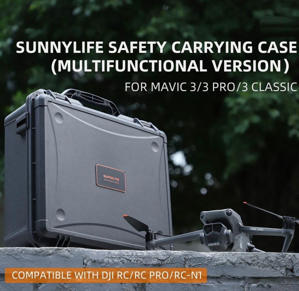 SunnyLife ABS Hard Shell Waterproof Case for DJI Mavic 3 Pro/ Classic/ 3