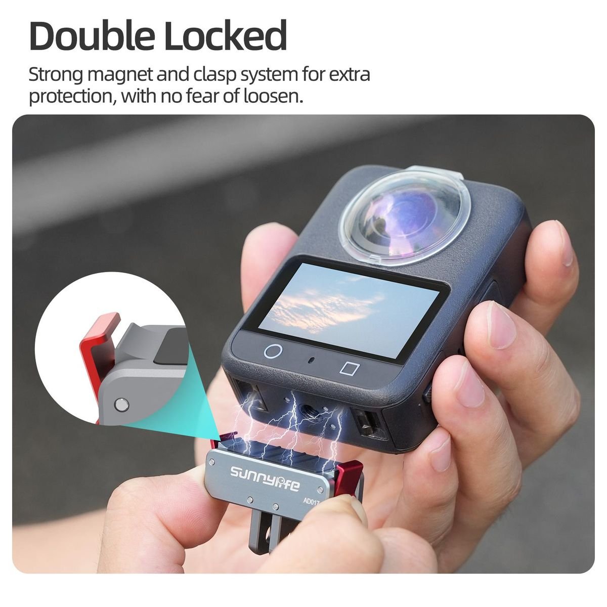 Sunnylife Magnetic Quick-Release Adapter Compatible with Action 5 Pro - Image 6