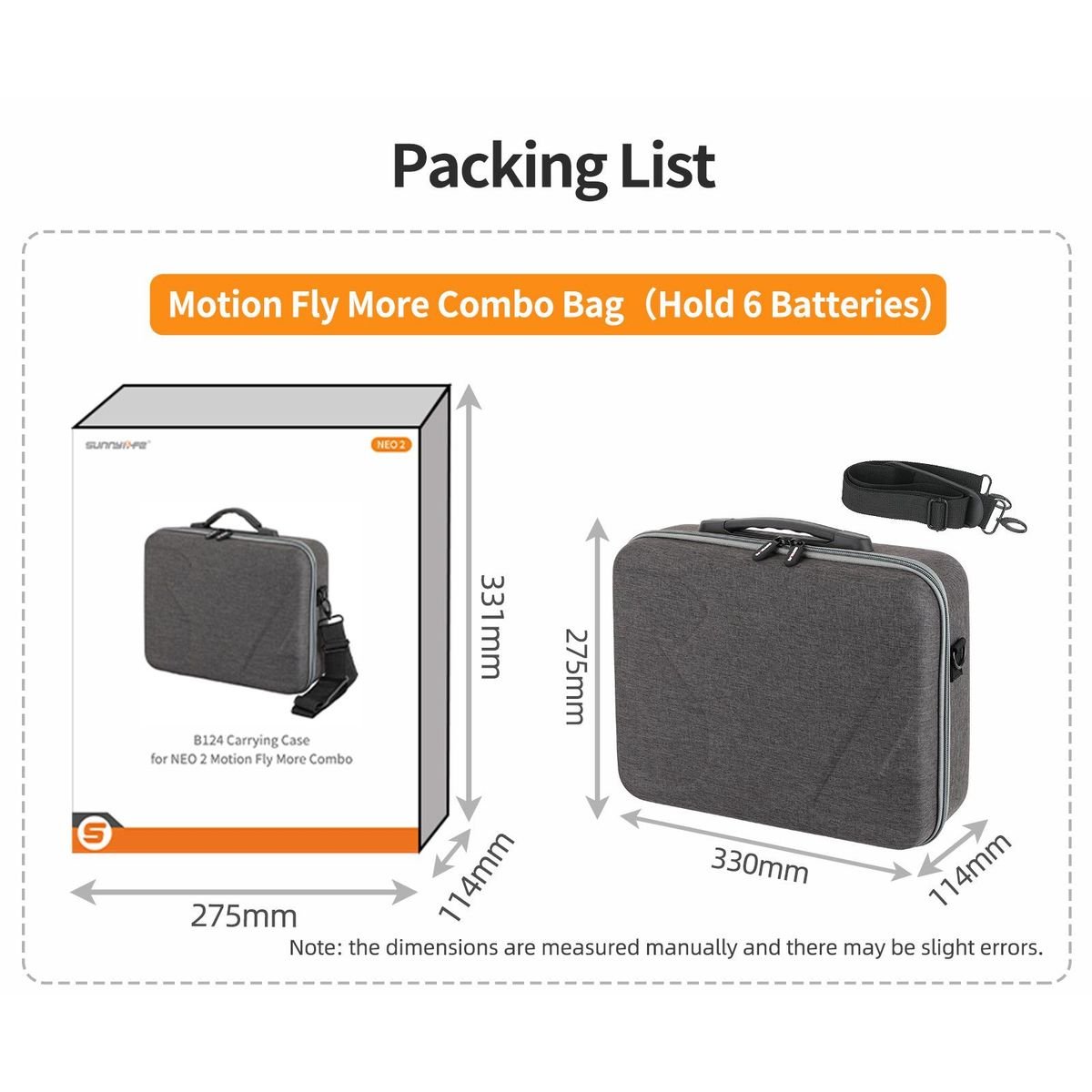 Sunnylife EVA Hardshell Case Compatible With NEO 2 Motion Fly More Combo - Image 7