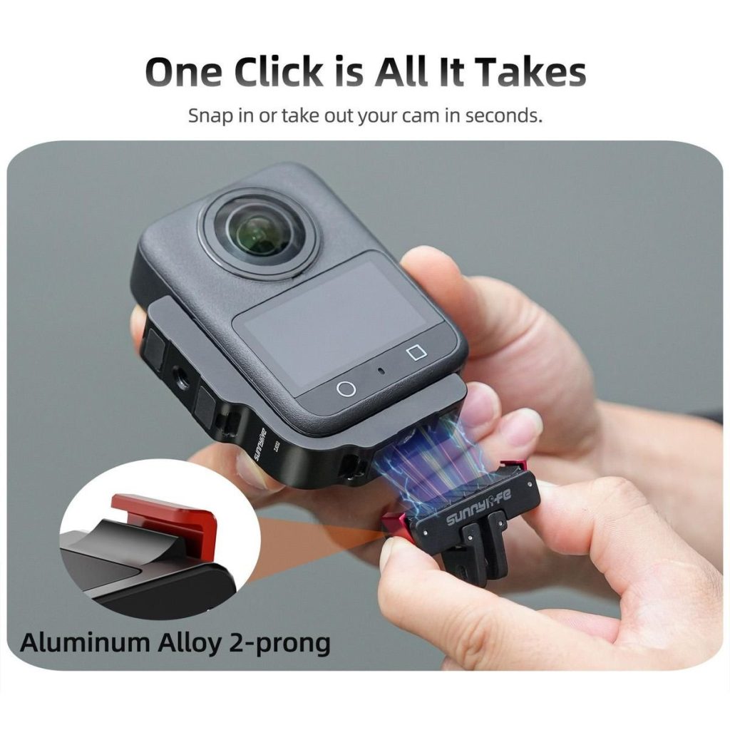 Sunnylife Vertical/Horizontal Mount with Magnetic Adapter for Osmo 360