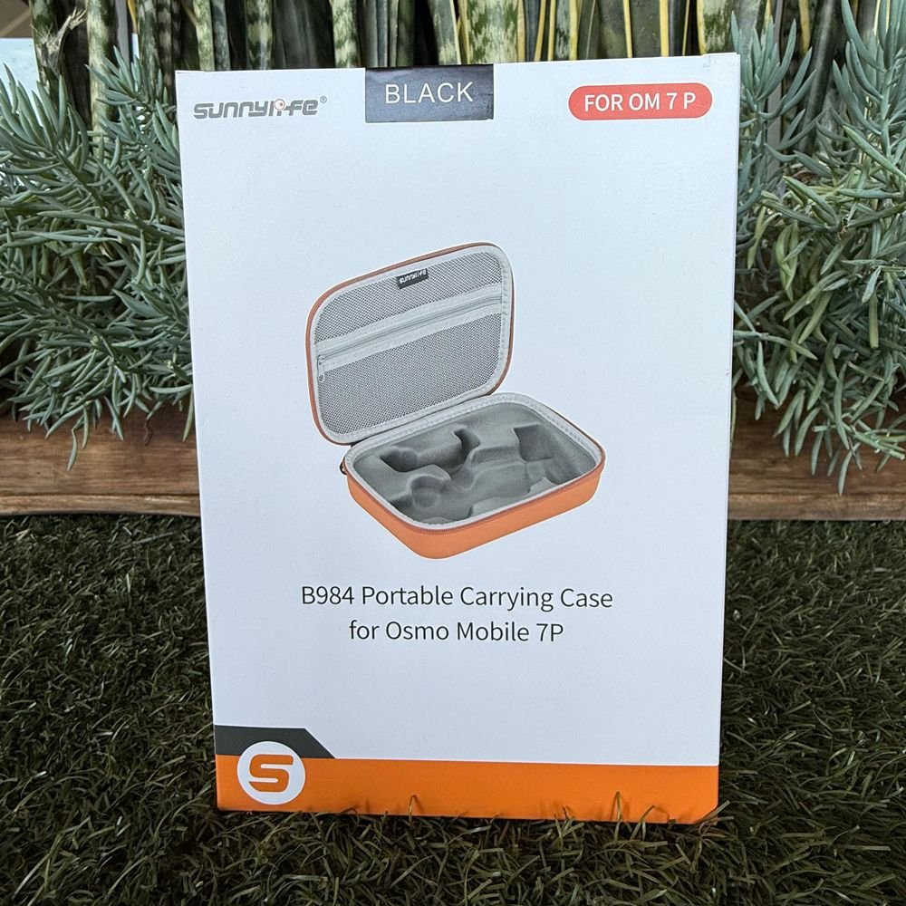 SunnyLife Hard Carry Case for DJI Osmo Mobile 7P - Black (Not for 7)