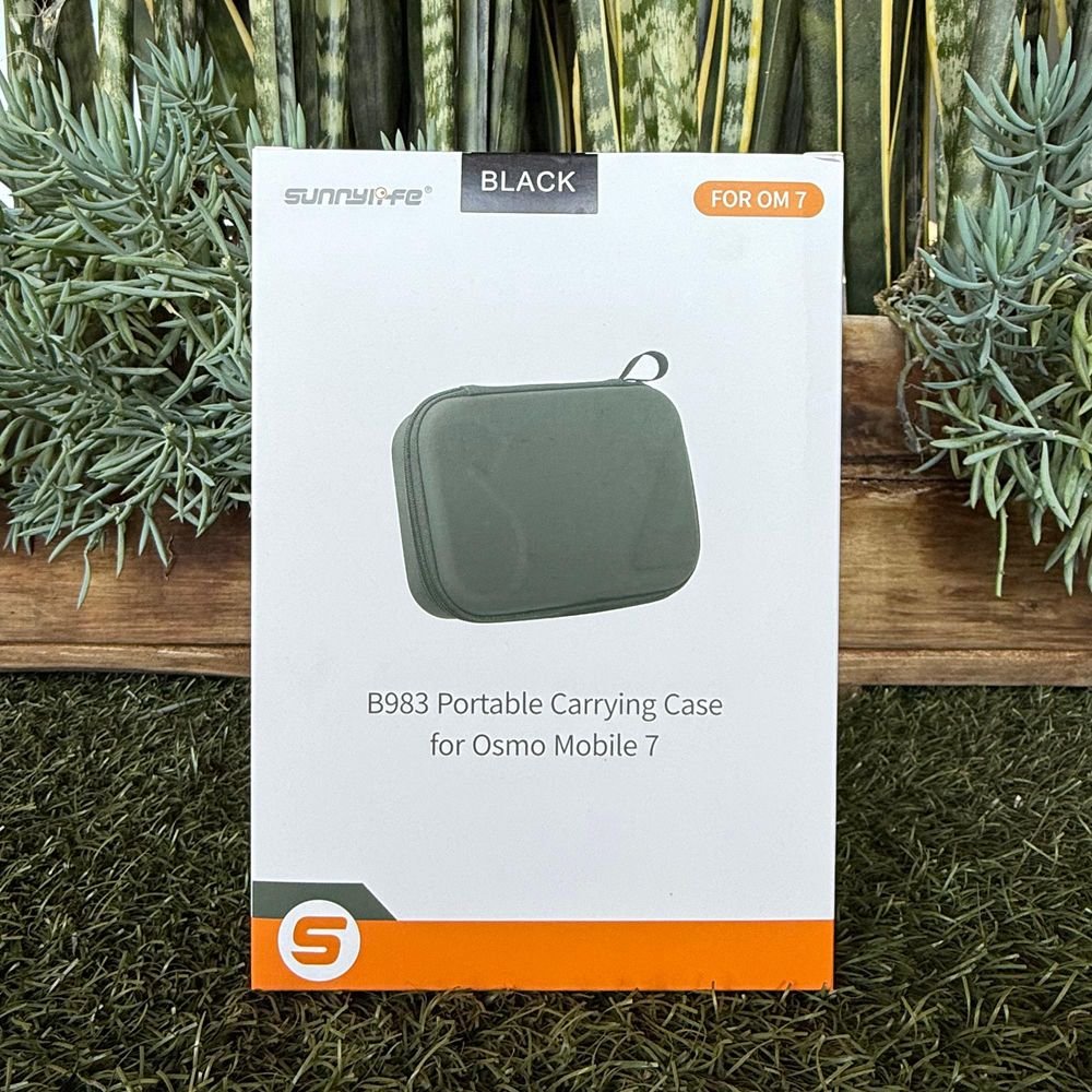 SunnyLife Hard Carry Case for DJI Osmo Mobile 7 - Black (Not for 7P)