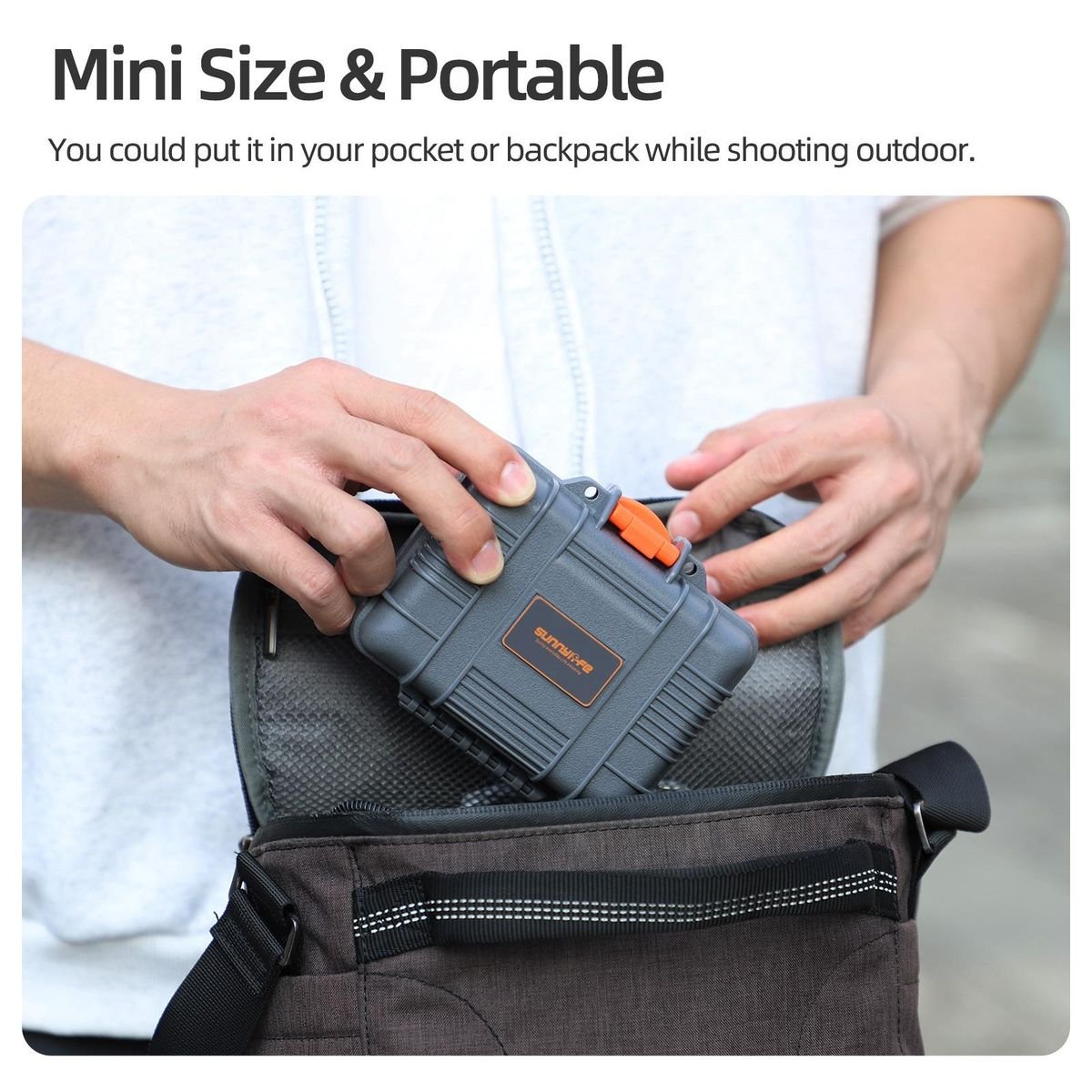 Sunnylife Mini Hard Case for Osmo Action 6 - Waterproof Hard Shell Storage - Image 7
