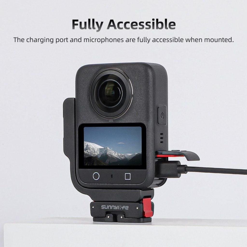 Sunnylife Vertical/Horizontal Mount with Magnetic Adapter for Osmo 360