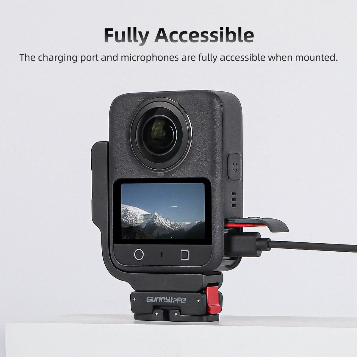Sunnylife Vertical/Horizontal Mount with Magnetic Adapter for Osmo 360 - Image 8