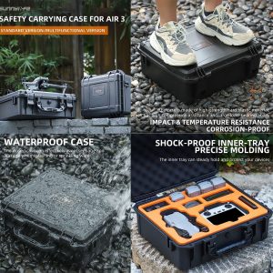 SunnyLife ABS Hard Shell Waterproof Case for DJI Air 3/Air 3S - Image 8