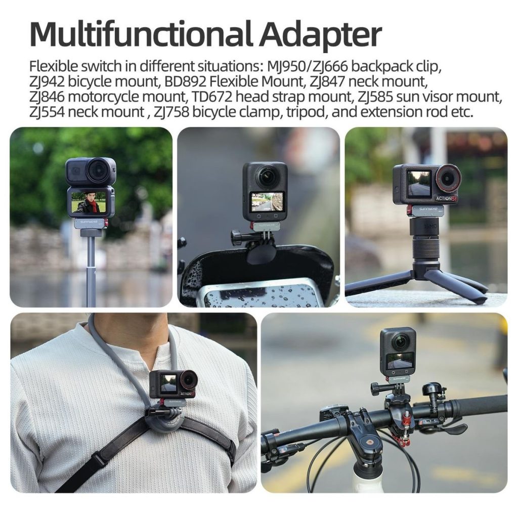 Sunnylife Magnetic Quick-Release Adapter Compatible with Action 5 Pro