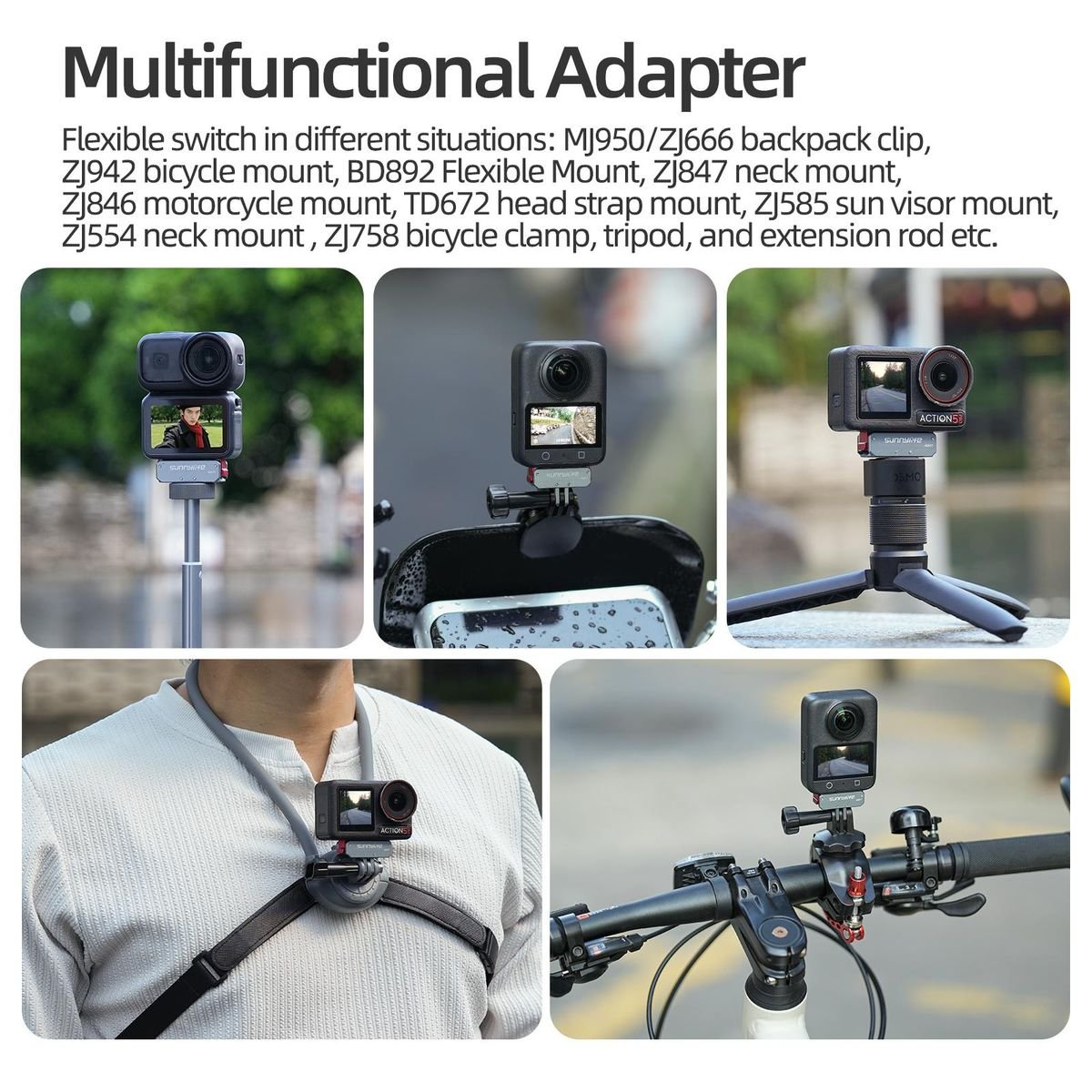 Sunnylife Magnetic Quick-Release Adapter Compatible with Action 5 Pro - Image 8