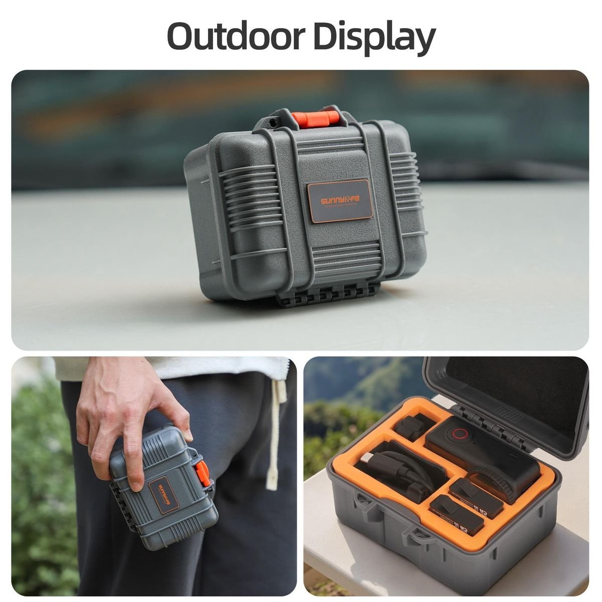 Sunnylife Mini Hard Case for Osmo Action 6 - Waterproof Hard Shell Storage - Image 9