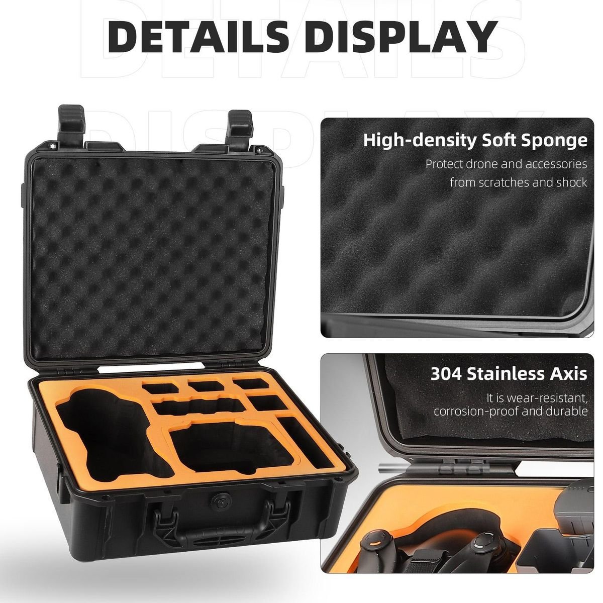 Sunnylife ABS Waterproof Hard Case for DJI Mavic 4 Pro - Image 9