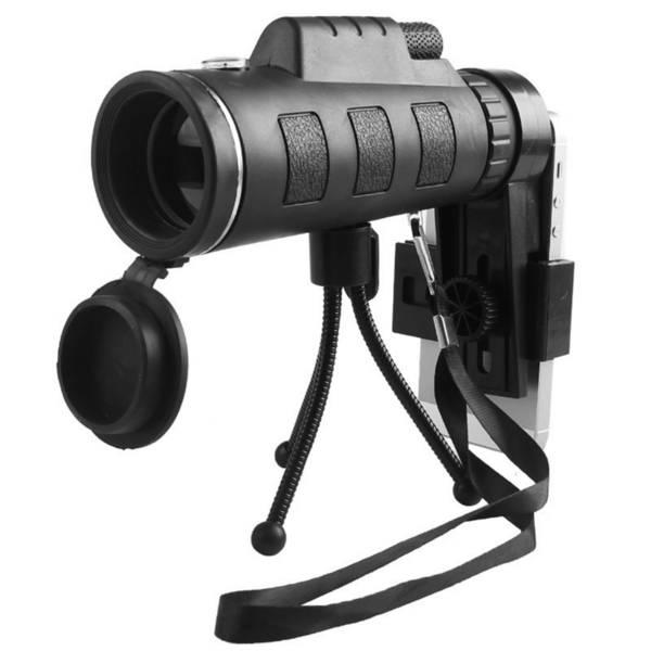 T4U 40x60 Mini Day/Night Monocular with Tripod & Phone Adapter