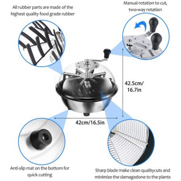 16" Inch Tumble Bowl Trimmer