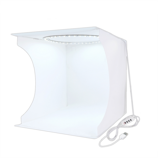 PULUZ 30cm Photo Box with Ring Light (6 Colour Backdrops)