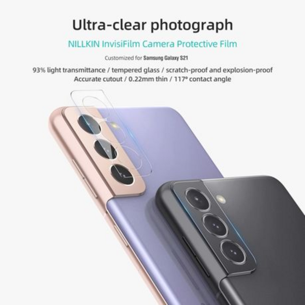 2x Nillkin InvisiFilm Camera Protector for Samsung Galaxy S21 6.2"