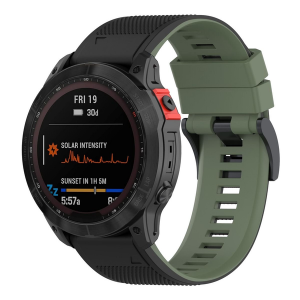 LOBO 26mm Two-Tone Silicone Watch Strap For Garmin - Image 8