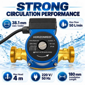 HORIZONREEF RS25/4-180 Hot Water Circulation Pump 72W - 3 Speed - Image 2
