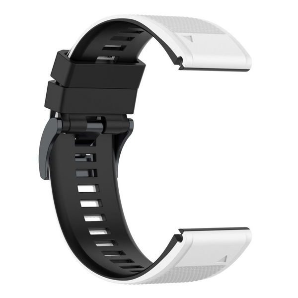 LOBO 26mm Two-Tone Silicone Watch Strap For Garmin