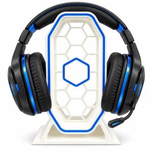 Gaming Headphone Stand with Modern Hex Design - Image 8