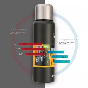 Double Wall Stainless Steel Vacuum Flask 1000ml - Image 2