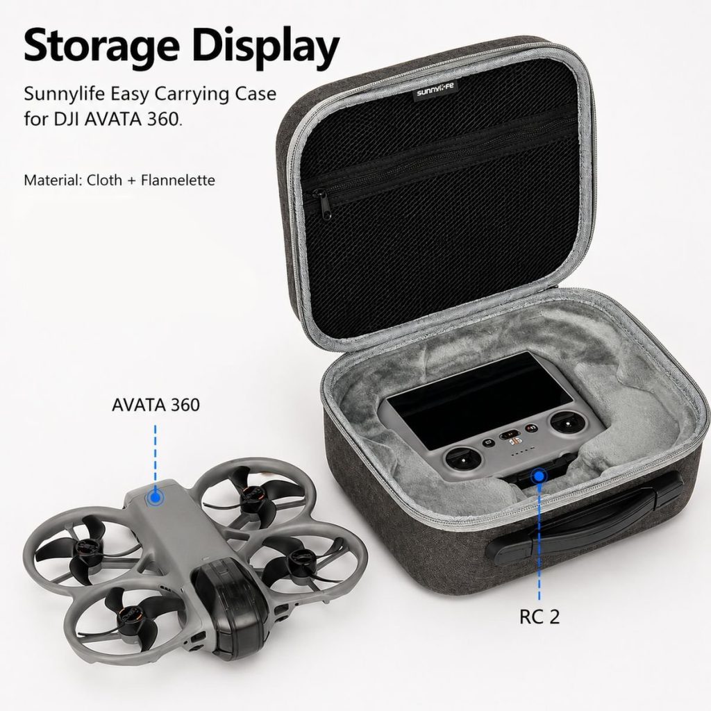 Sunnylife Easy Carry Case Compatible With DJI Avata 360