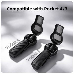 Sunnylife Bulb Gimbal Cover Compatible With DJI Osmo Pocket 4/3 Dark Grey - Image 3