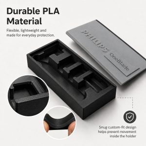 PLA Storage Holder Compatible With Philips OneBlade - Sliding Lid - Image 3