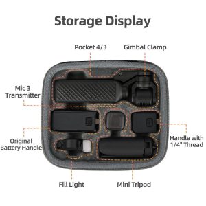 Sunnylife Creator Combo Case Compatible With DJI Osmo Pocket 4/3 - Image 4