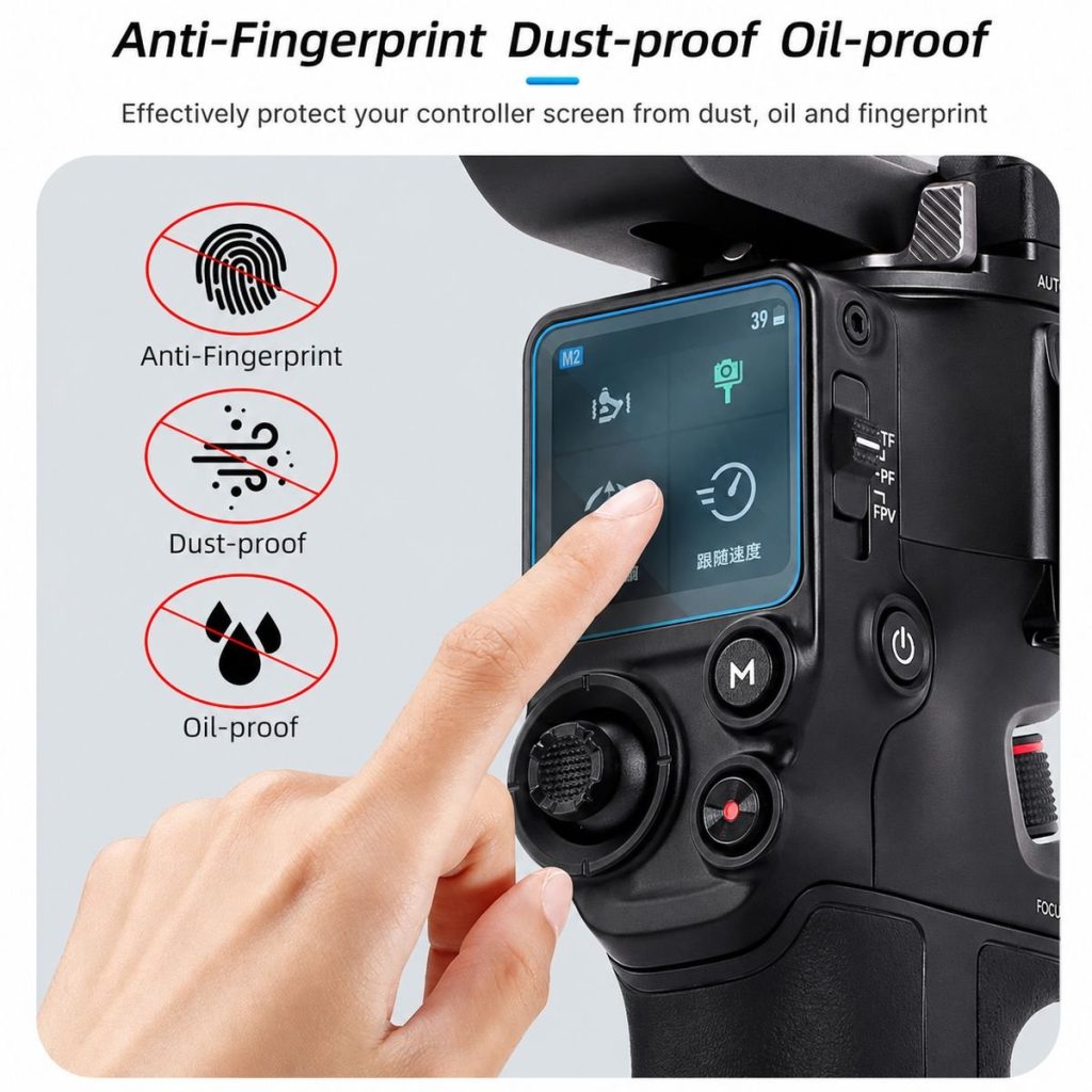 Sunnylife 2 Pack Screen Protector for DJI RS 4/RS 3 Gimbals