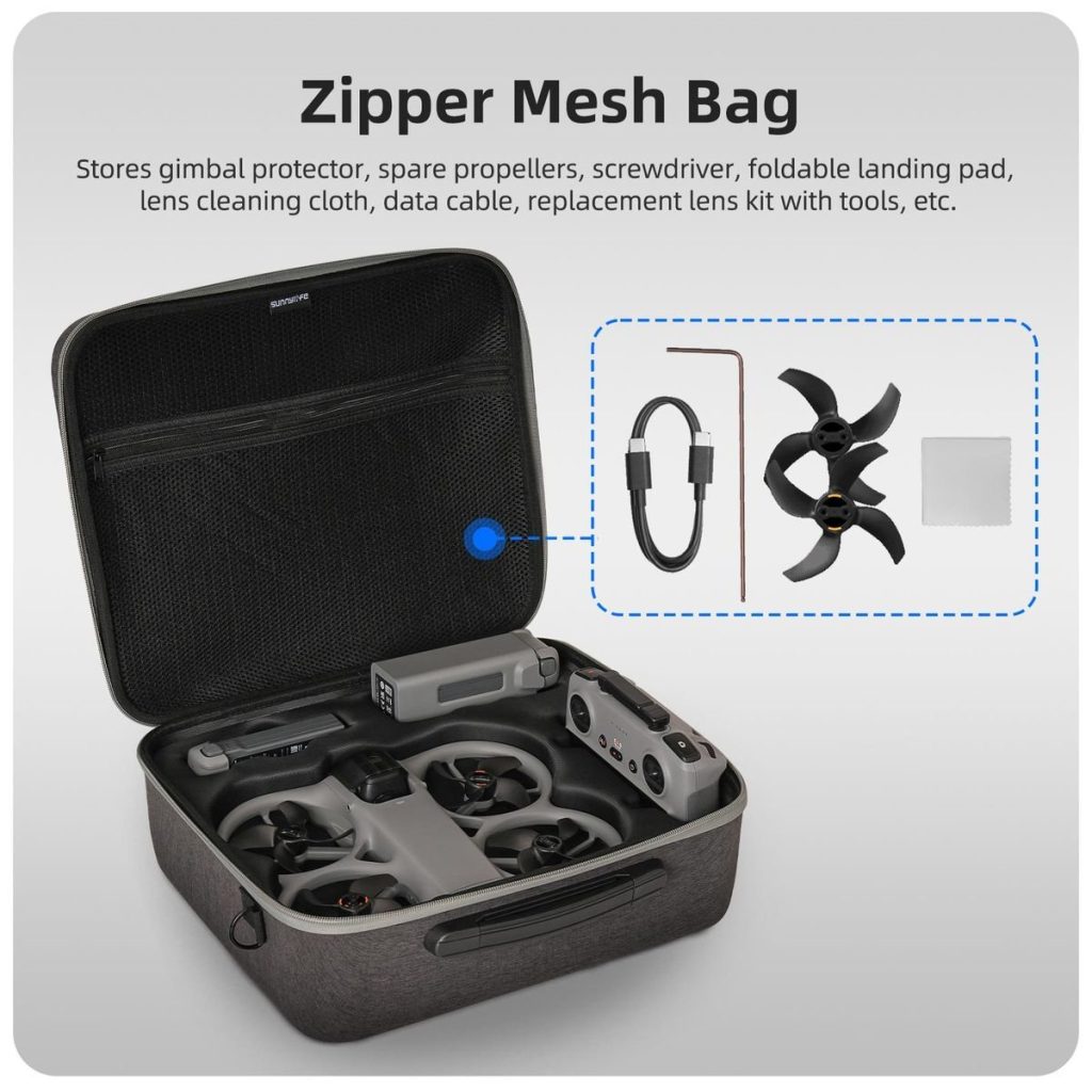 Sunnylife Fly More Combo Bag Compatible With DJI Avata 360