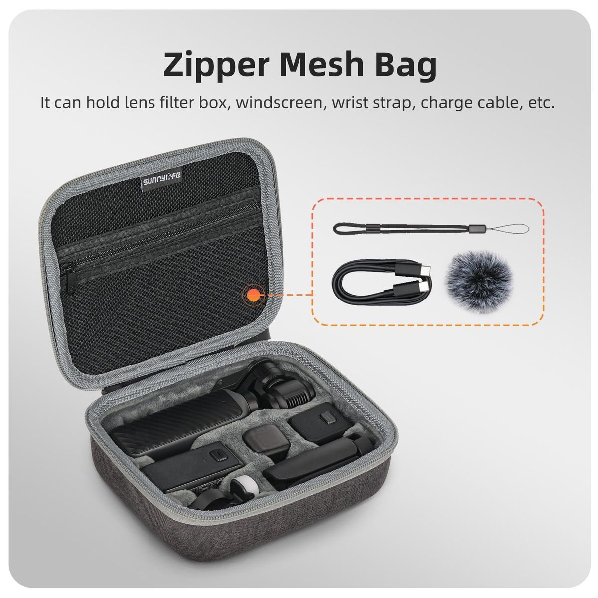 Sunnylife Creator Combo Case Compatible With DJI Osmo Pocket 4/3 - Image 5