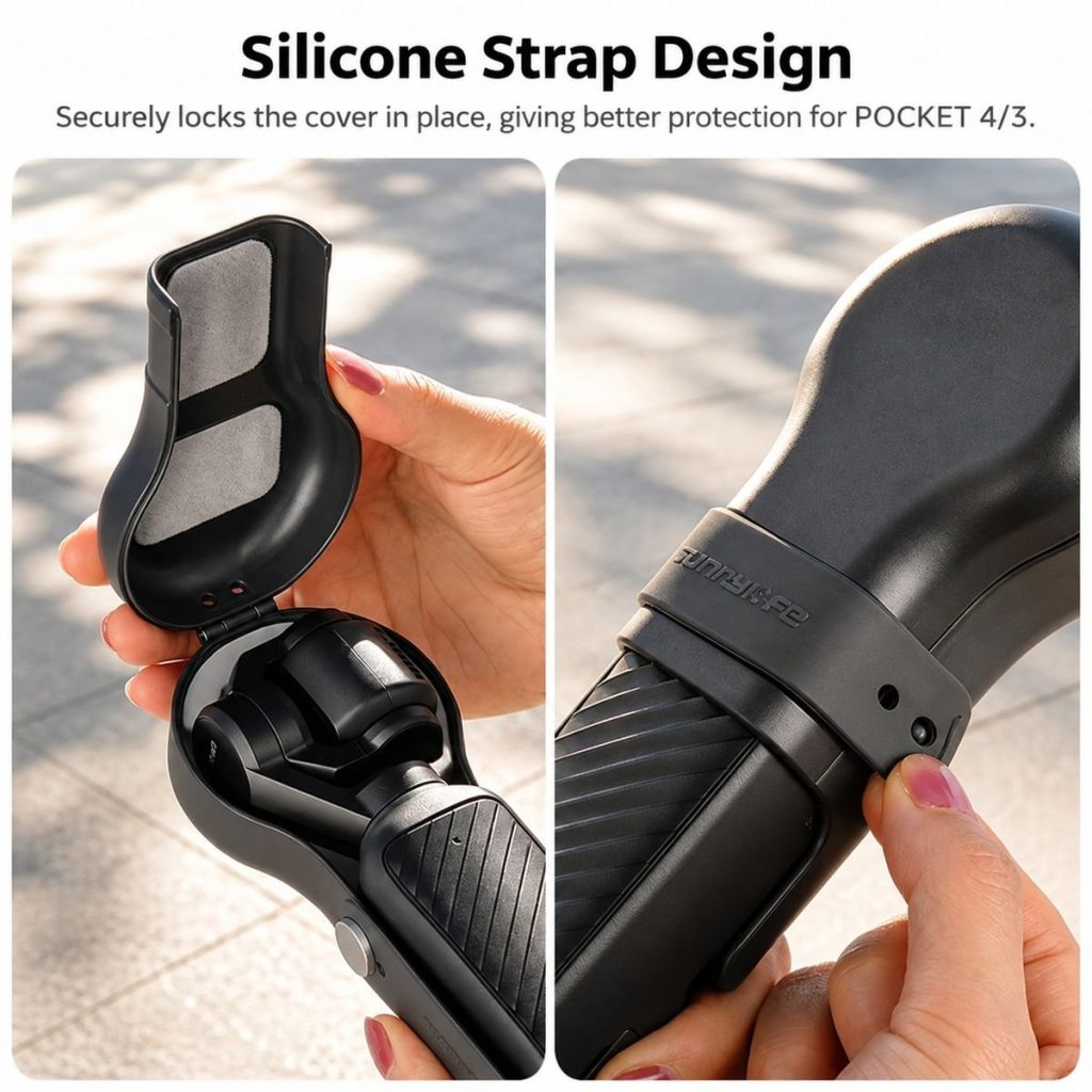 Sunnylife Bulb Gimbal Cover Compatible With DJI Osmo Pocket 4/3 Dark Grey