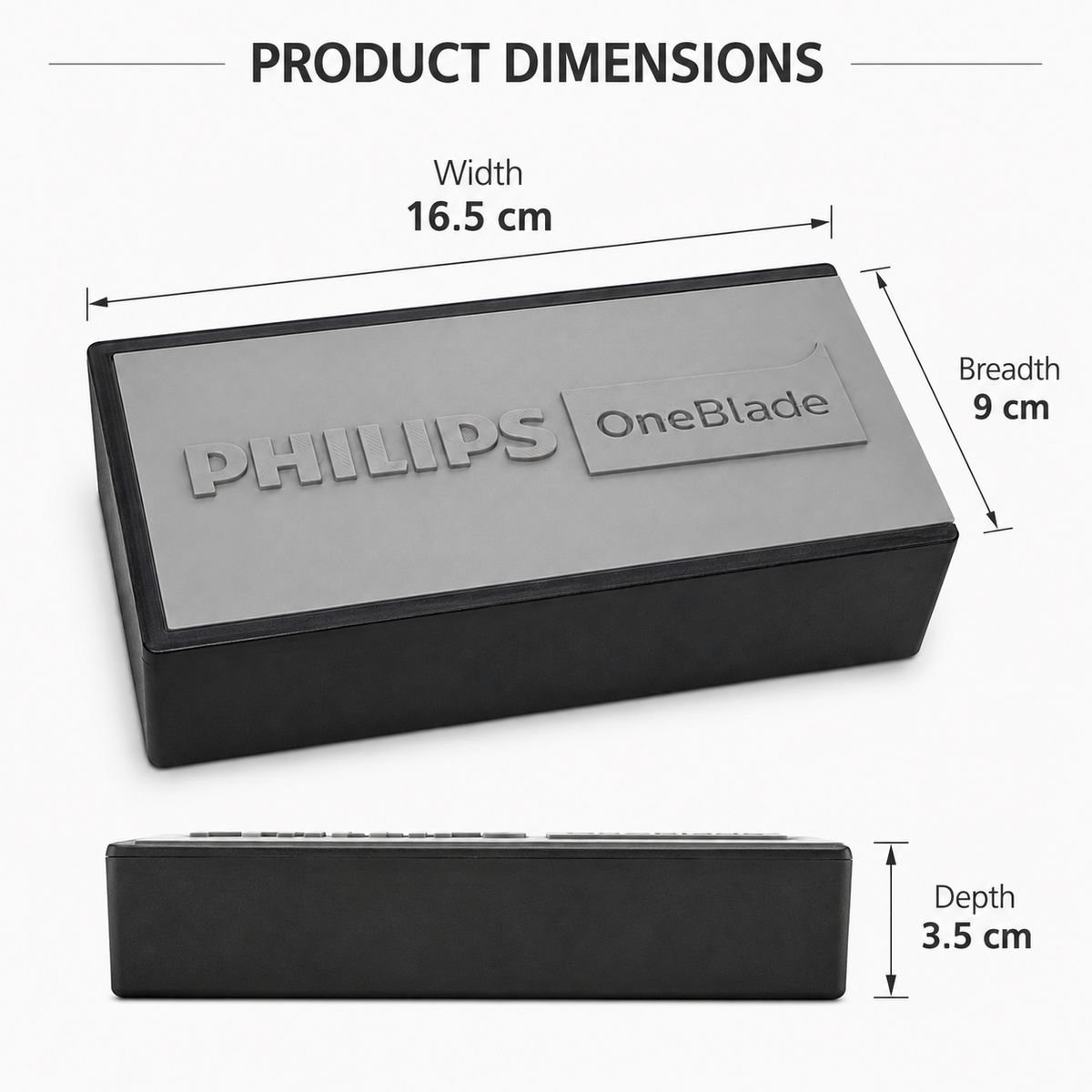 PLA Storage Holder Compatible With Philips OneBlade - Sliding Lid - Image 5