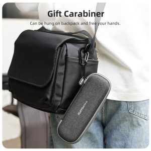 Sunnylife Combo Case Compatible With DJI Osmo Pocket 4/3 With Carabiner - Image 5