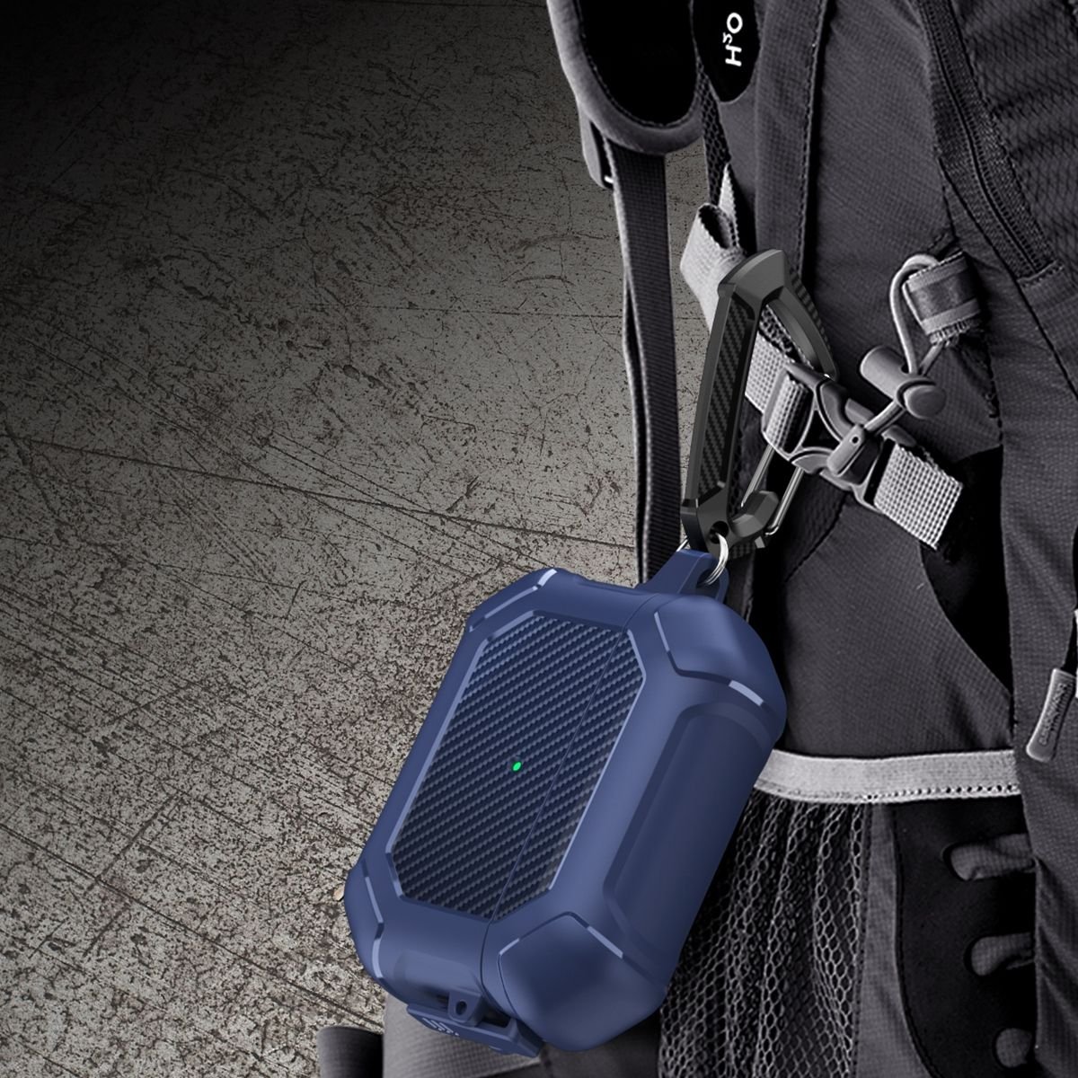 Rugged Case with Push-Lock for Apple Pods Pro (1st Gen) - Image 5