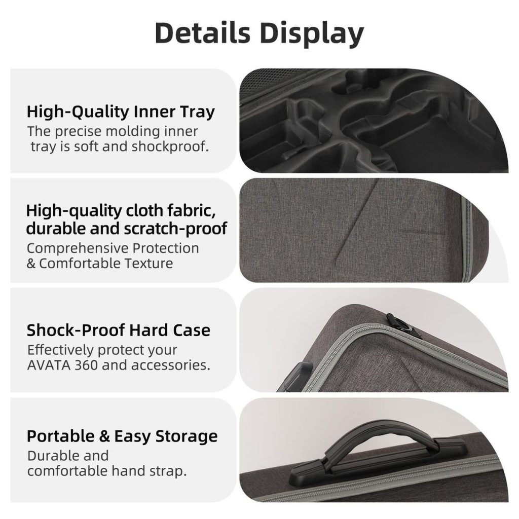 Sunnylife Fly More Combo Bag Compatible With DJI Avata 360