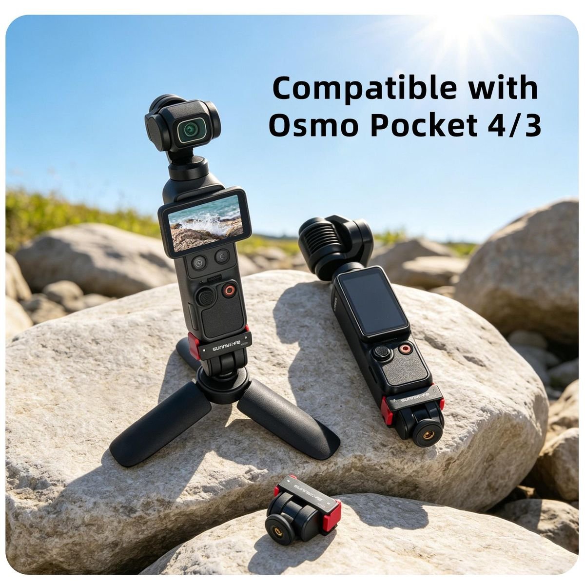 Sunnylife 1/4 Inch Adapter Mount - Compatible With DJI Osmo Pocket 4/3 - Image 6