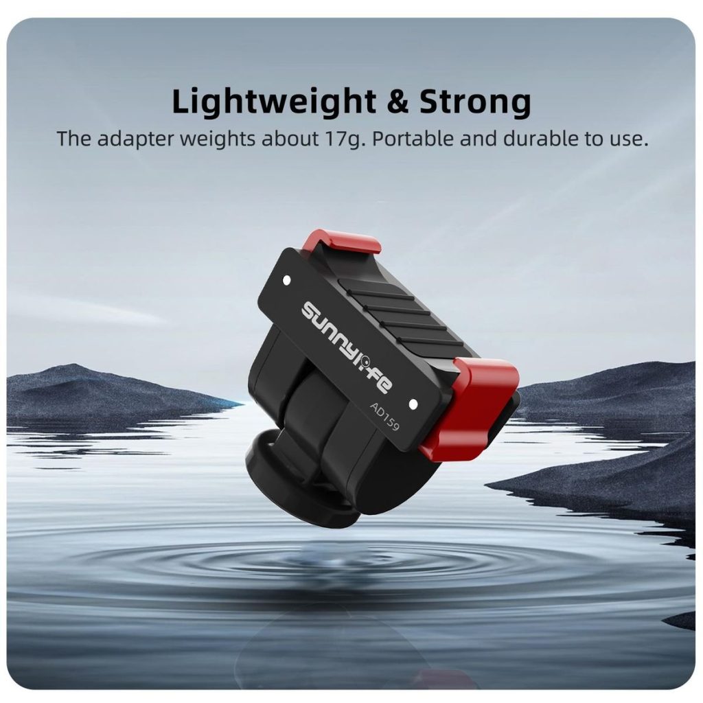 Sunnylife 1/4 Inch Adapter Mount - Compatible With DJI Osmo Pocket 4/3