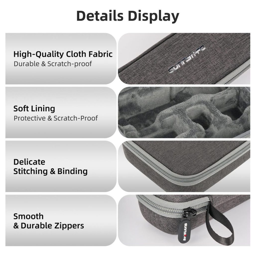 Sunnylife Creator Combo Case Compatible With DJI Osmo Pocket 4/3